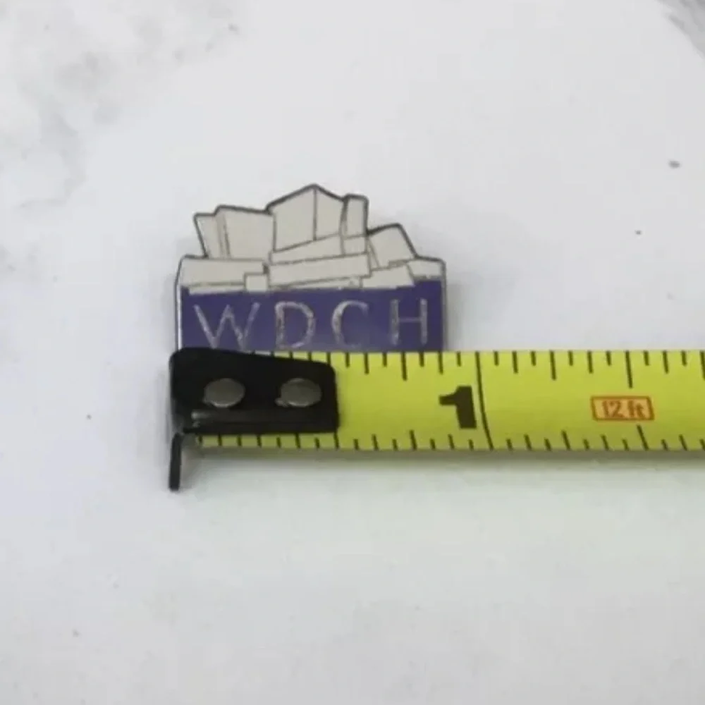 WALT DISNEY CONCERT HALL  WDCH Enamel Lapel Pin NO BACK Vintage